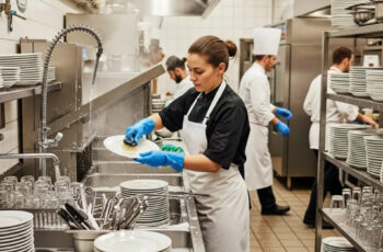 Trabajo en restaurantes para cocineros, ayudantes, limpieza y más